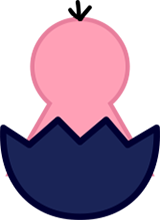 hatched egg and chick